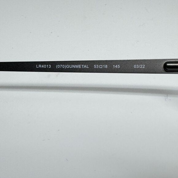 Lenton‎ & Rusby LR4013 Designer Eyeglasses Frames Gunmetal 070 53-18-140 H13825